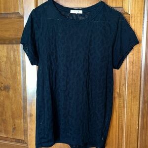 Rag & Bone all over leopard t-shirt - large